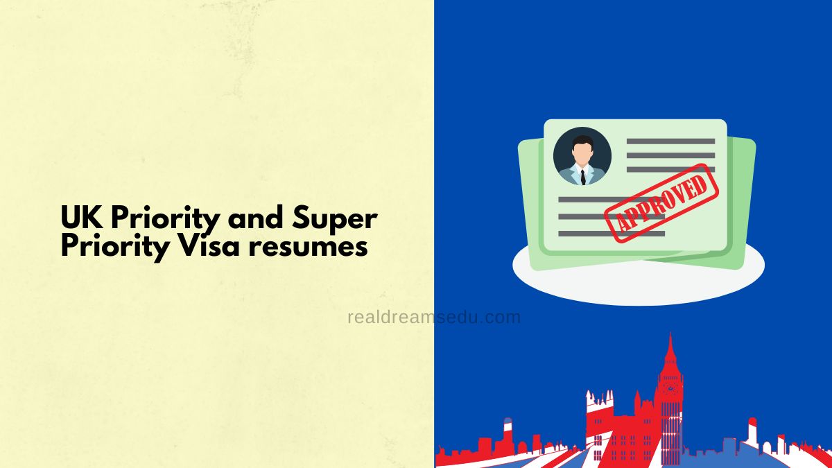 Super Priority and Priority UK Visa services now available